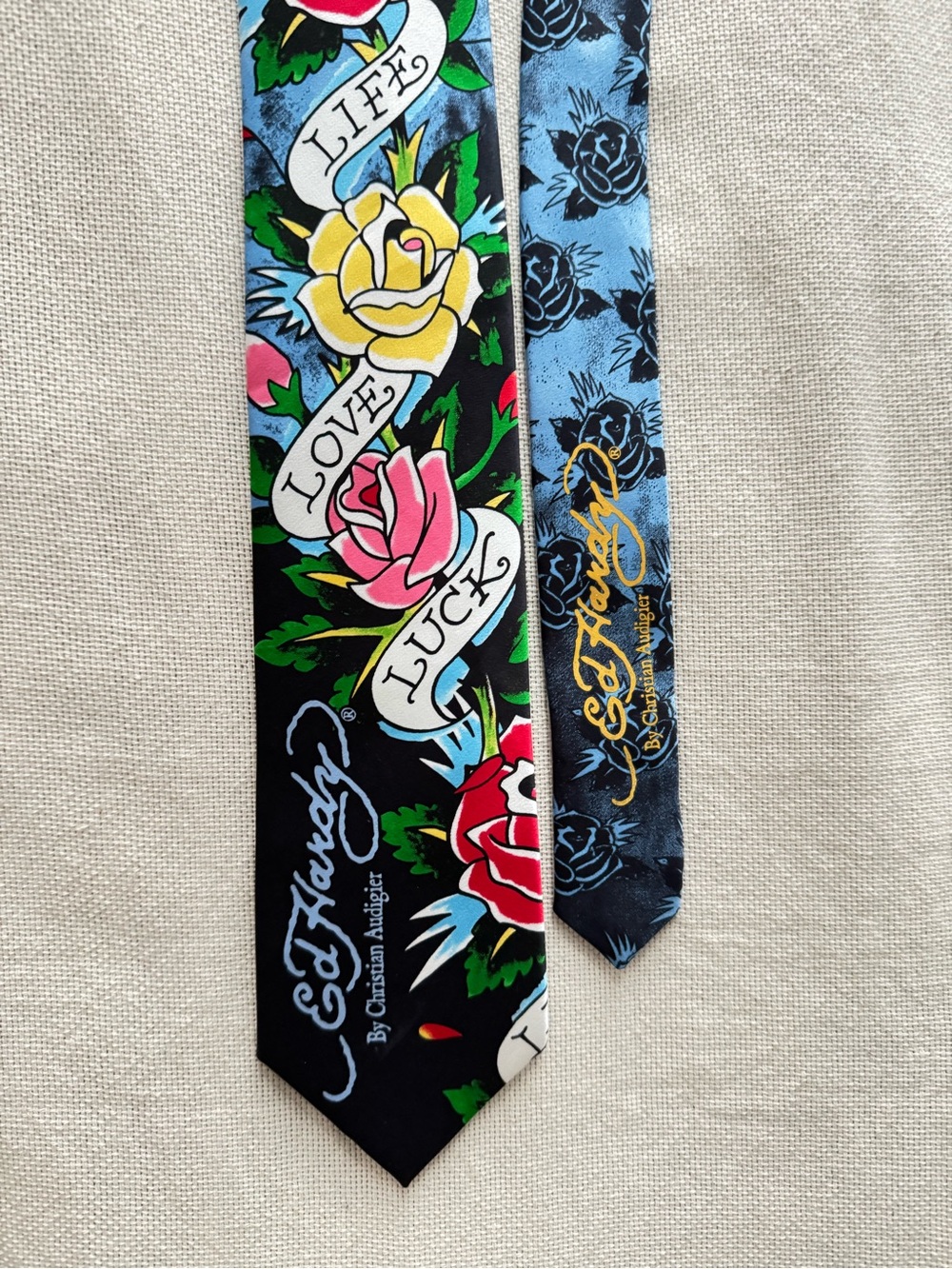 Y2K Vintage Ed Hardy by Christian Audigier Tie - Unisex